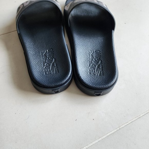 Salvatore Ferragamo Men\'s Amos Slide Sandals - Size 9.5-10